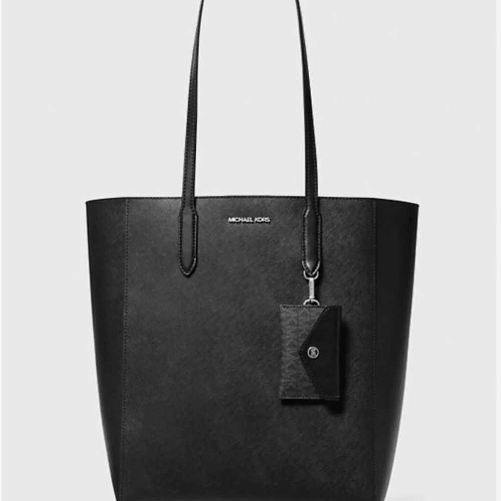 Michael Kors Vincent Large Saffiano Leather Tote Bag With Card Case